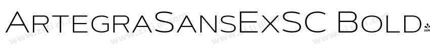 ArtegraSansExSC Bold字体转换